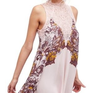 Free People Marsha Lace Slip Dress SZ L
